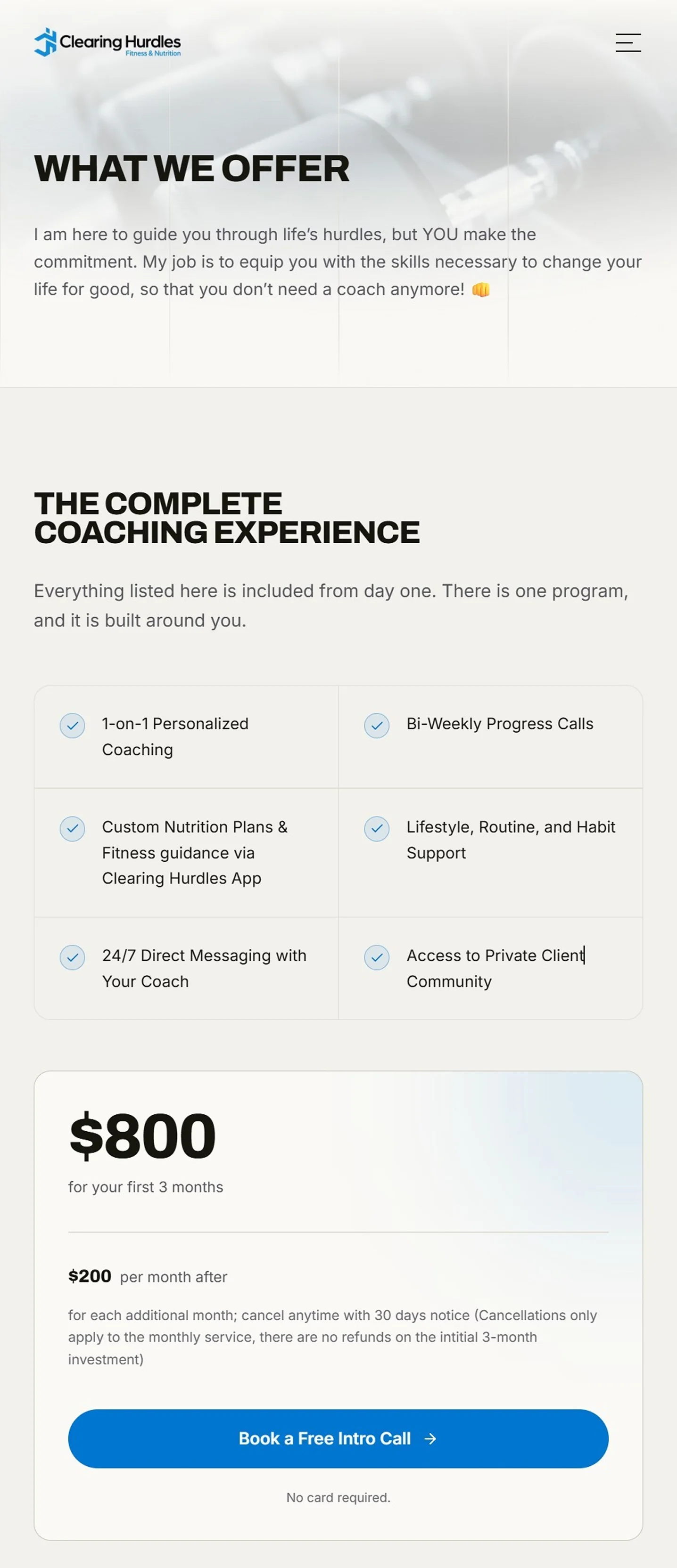 What is included, and the price